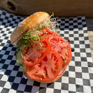 Rabbit Food Bagel Sandwich